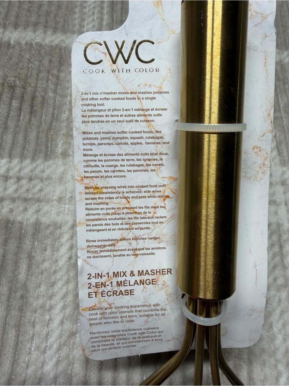 CWC Gold 2-in-1 Mix & Masher - Picture 3 of 4